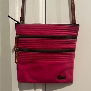 Dooney & Bourke Pink Nylon Crossbody Bag